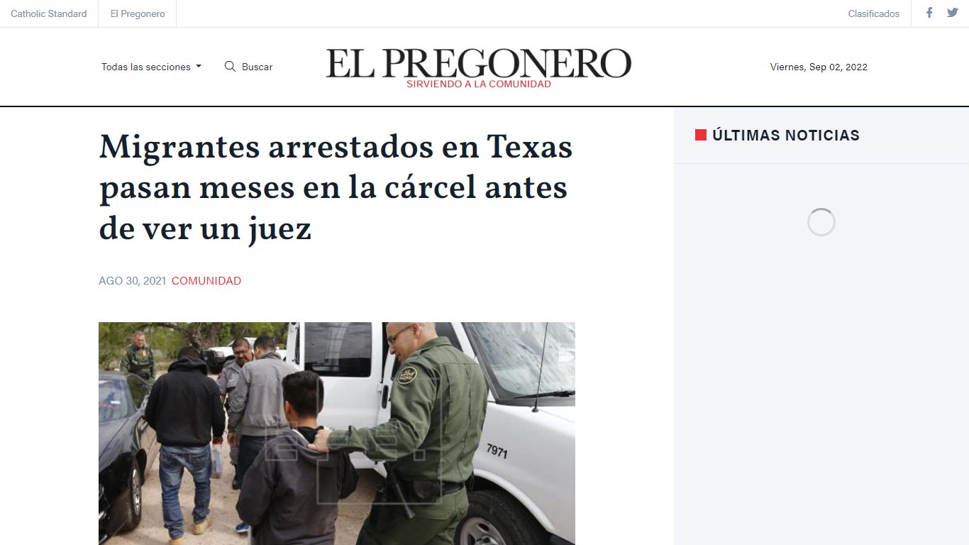 Migrantes arrestados en Texas pasan meses en la cárcel antes de ver un ...